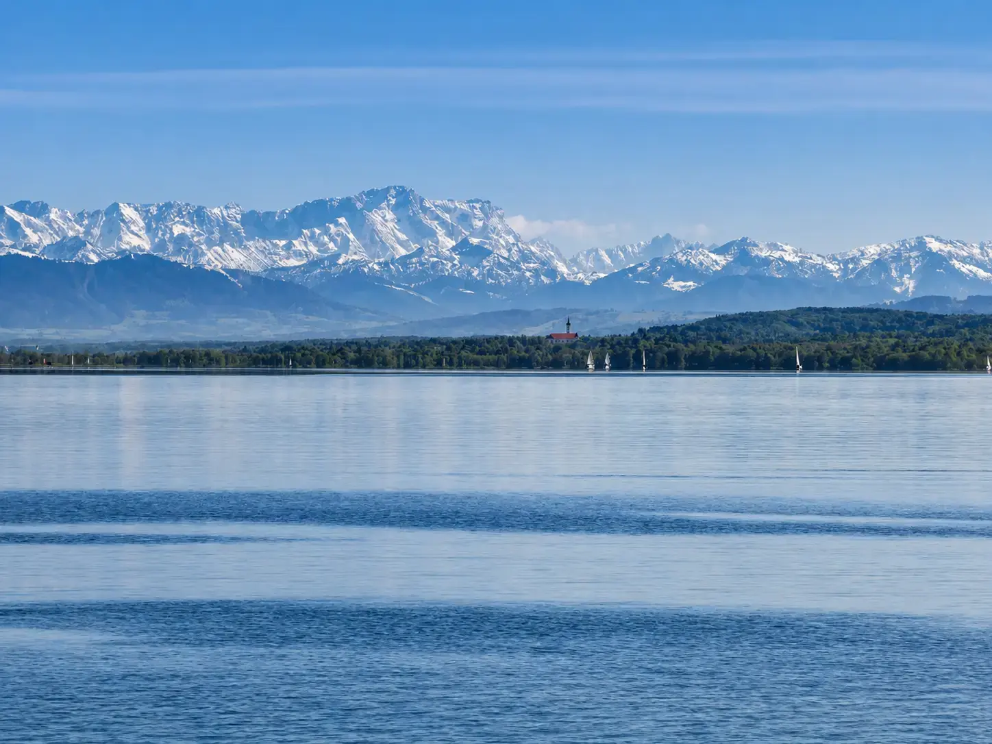 Fünfseenland aus der Luft