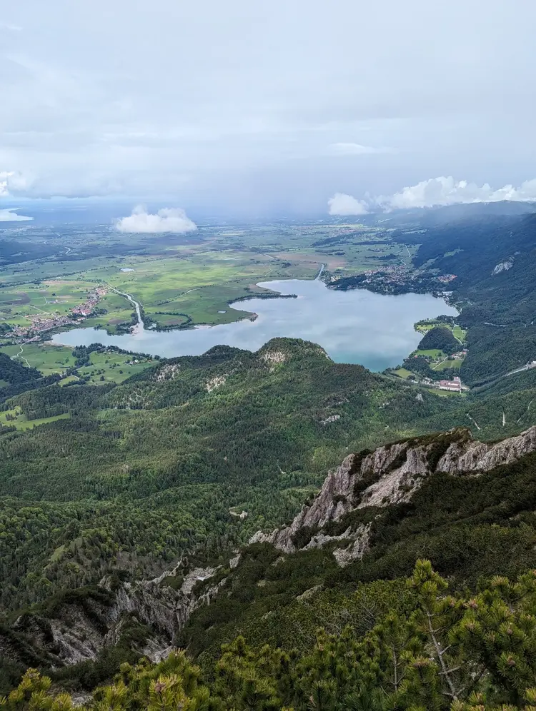 Walchensee aus der Luft