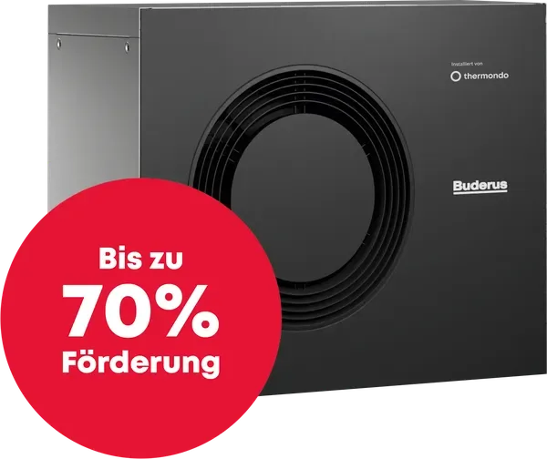 Wärmepumpe Logatherm mit 70% Förderung